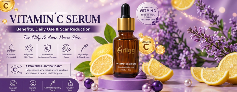 Vitamin C Serum for Oily Skin: Benefits, Daily Use & Scar Reduction