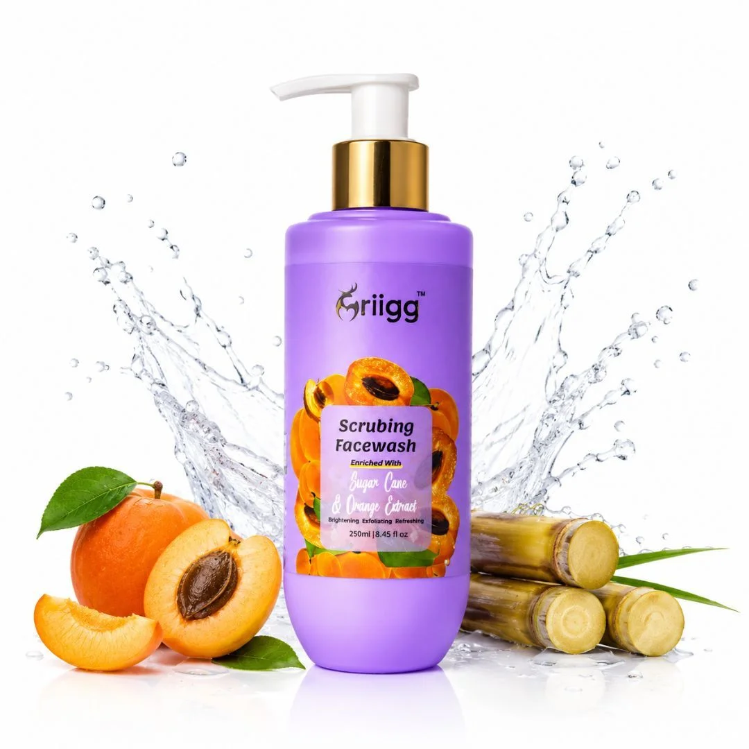 MRIIGG Scrubbing Facewash with Vitamin C & Apricot 250ml