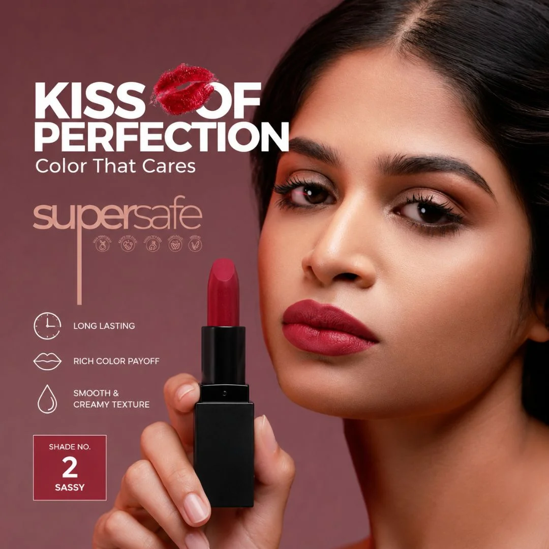 Mriigg Matte Lipstick Shade 2 Sassy | Long Lasting Smooth Matte Finish