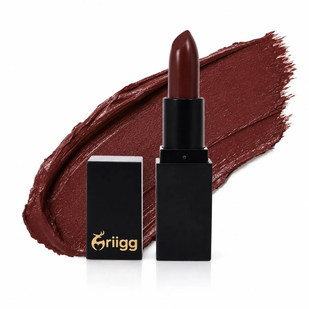 Mriigg Matte Lipstick Shade 08 Rid | 12-Hour Long Stay, Intense Color Payoff