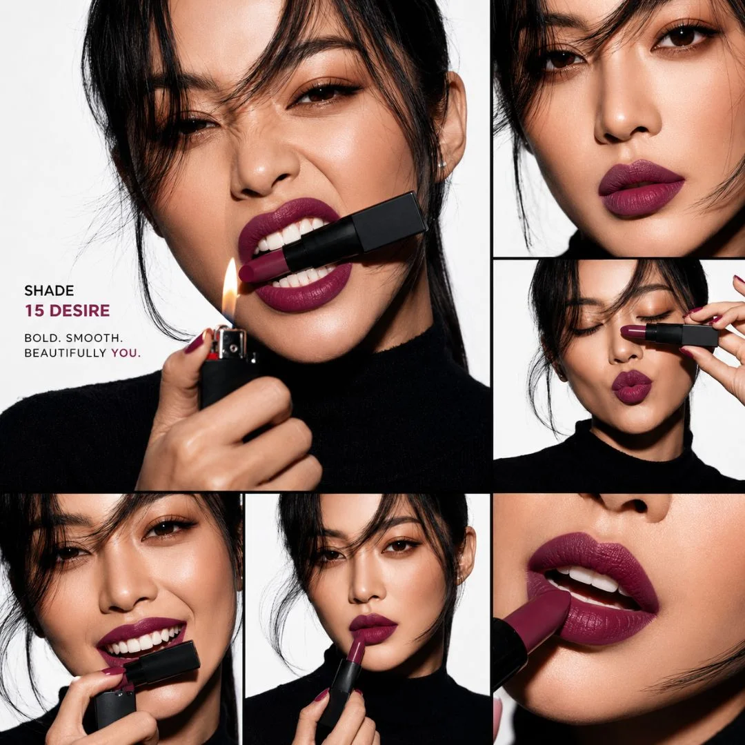 Mriigg Matte Lipstick Shade 15 Desire | Long Lasting, Smooth Matte Finish