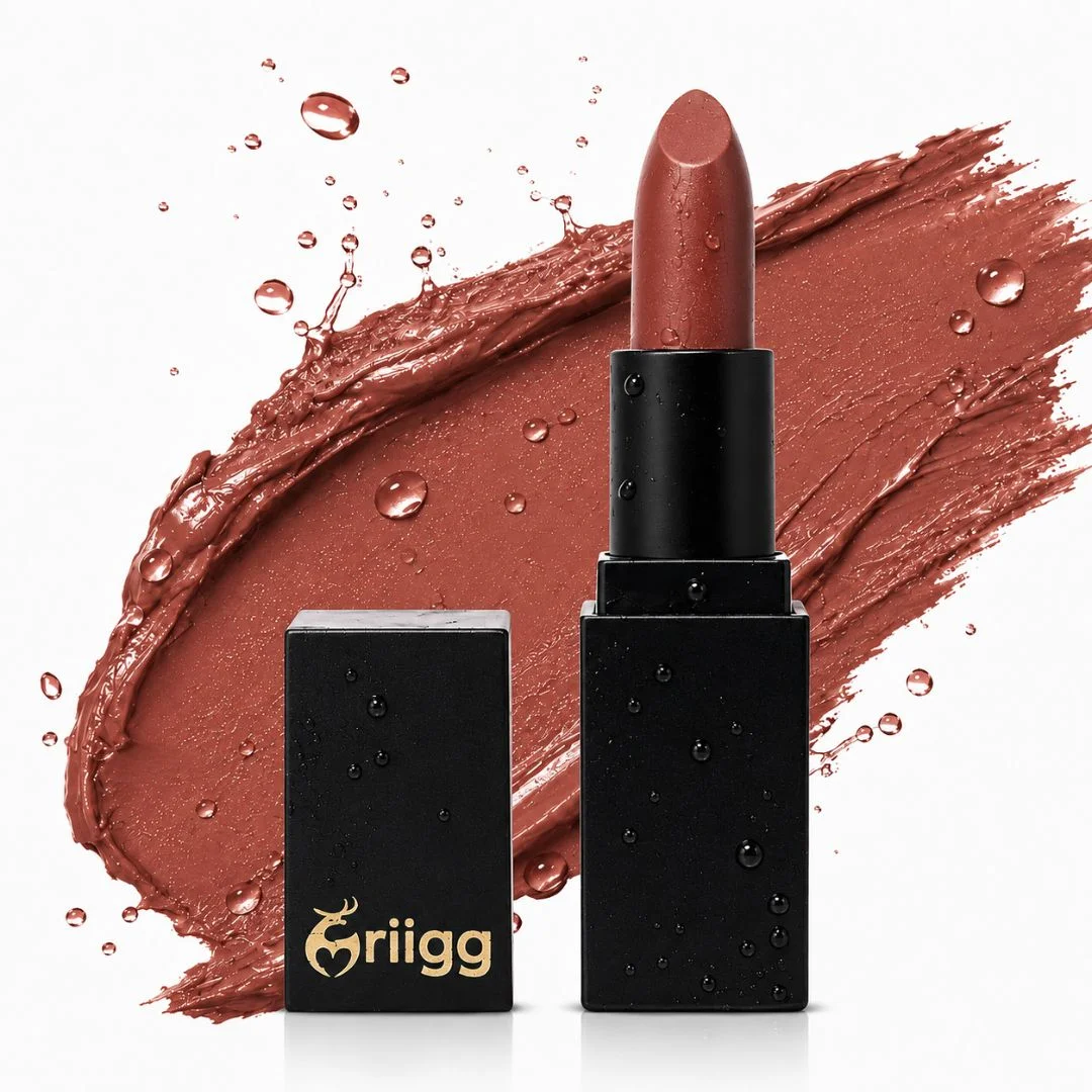 Mriigg Matte Lipstick Shade 31 Rwood | Deep Nude Brown Lipstick | Rich Pigment