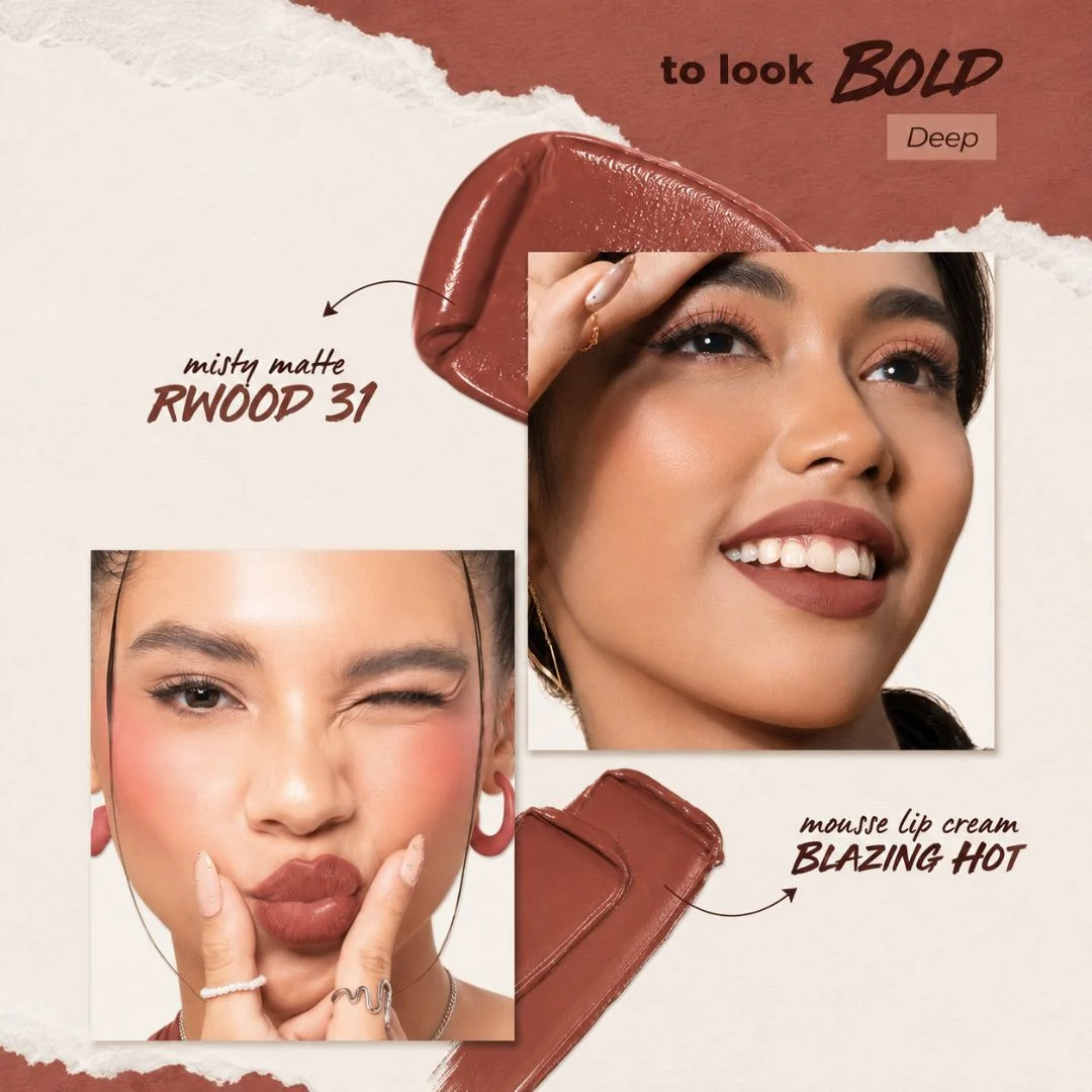 Mriigg Matte Lipstick Shade 31 Rwood | Deep Nude Brown Lipstick | Rich Pigment