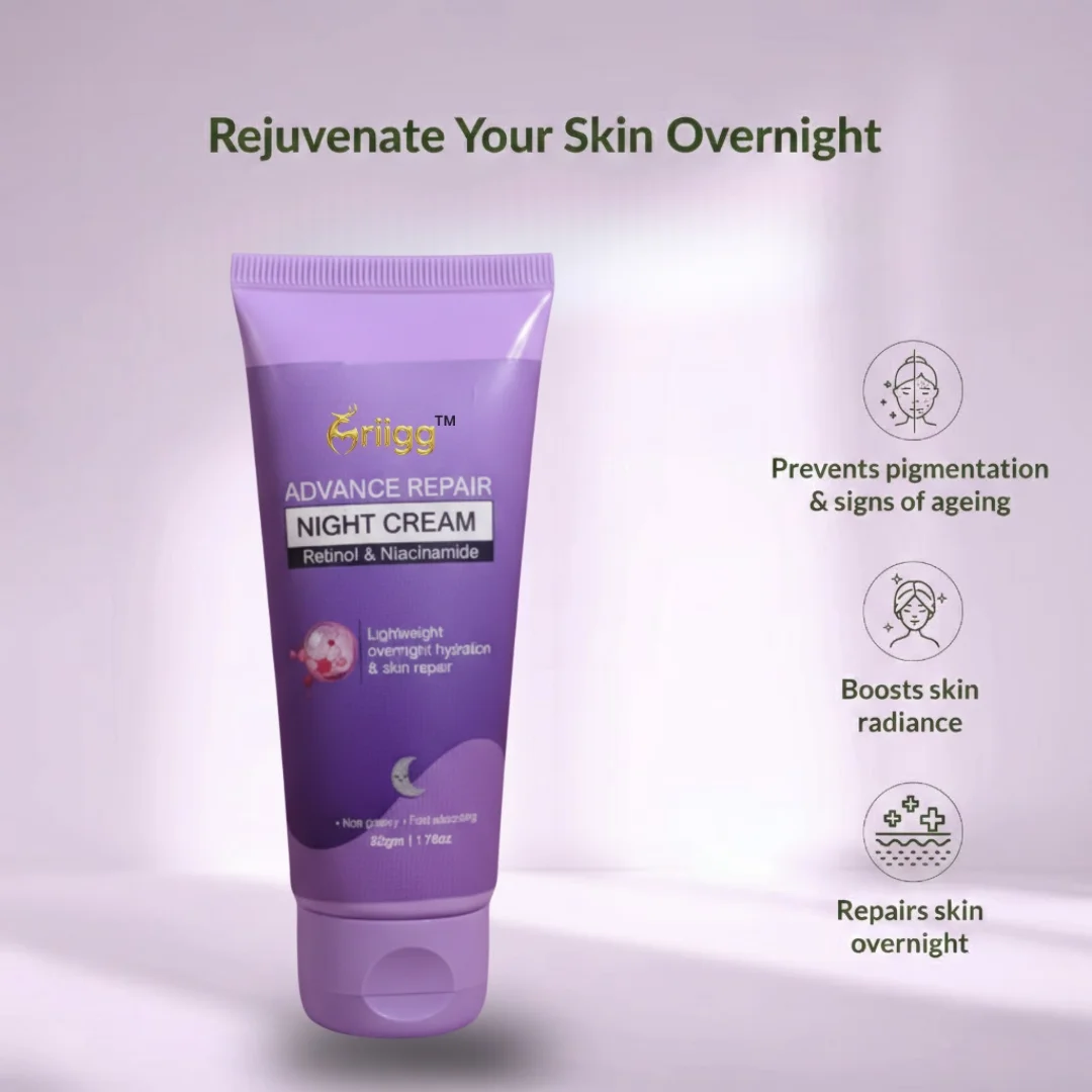 MRIIGG Advanced Repair Night Cream with Retinol & Niacinamide 50gm