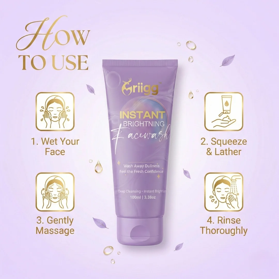 MRIIGG Instant Brightening Face Wash 100ml