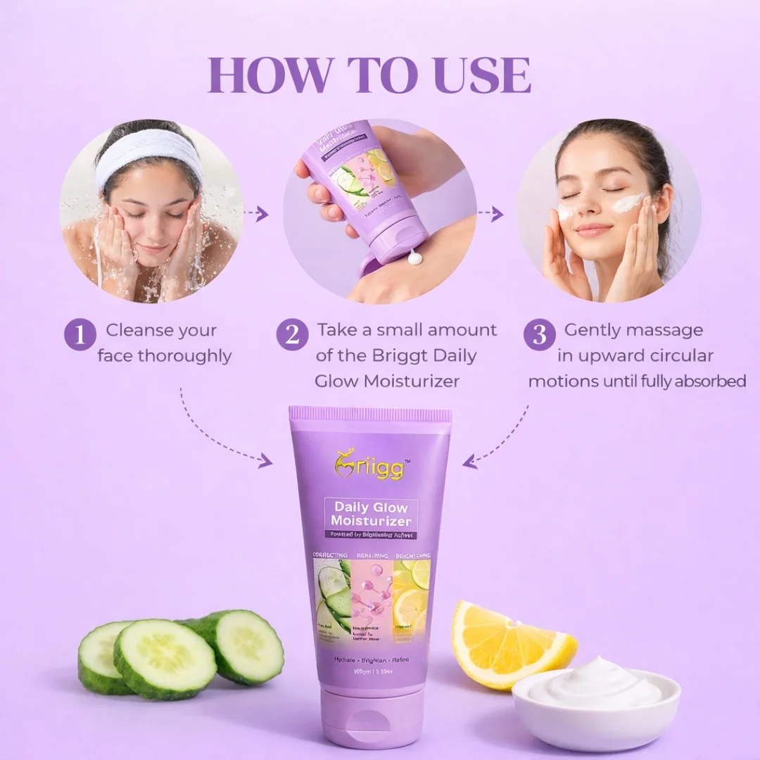 MRIIGG Face Moisturizer with Vitamin C, Niacinamide & Kojic Acid 100 gm