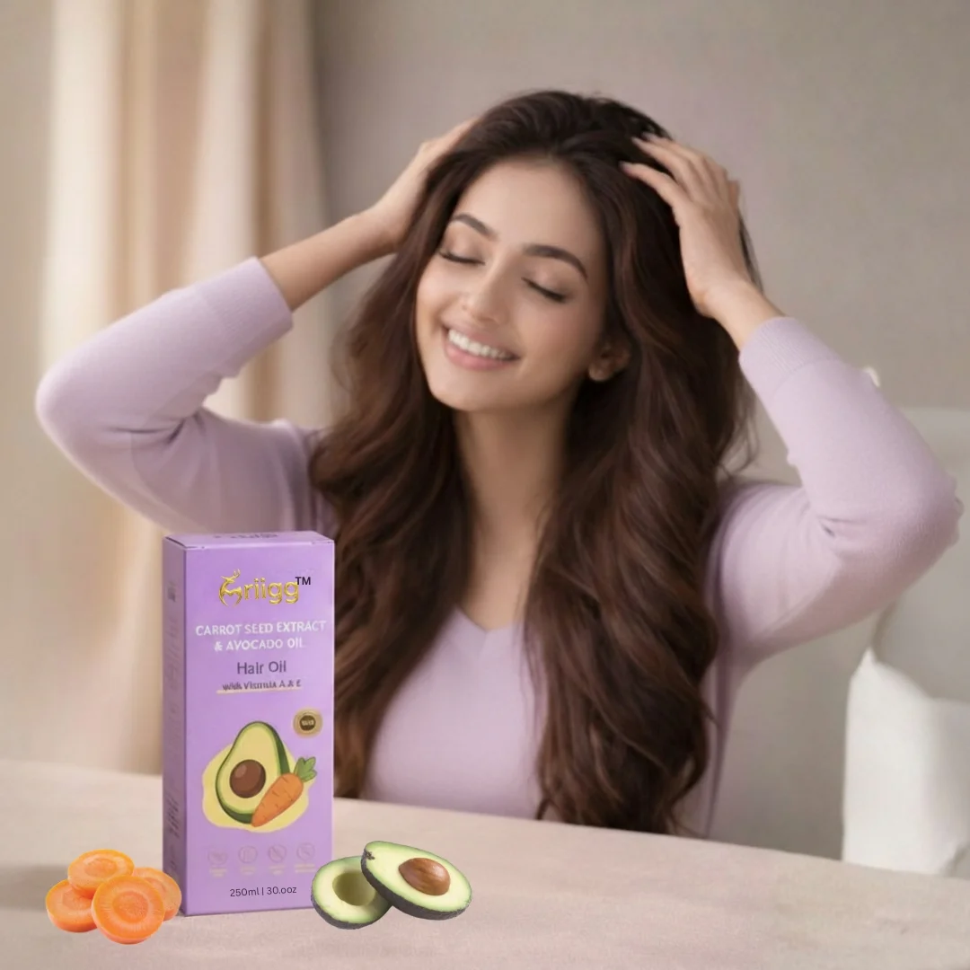 MRIIGG Carrot Seed Extract & Avocado Oil Hair Oil 250ml