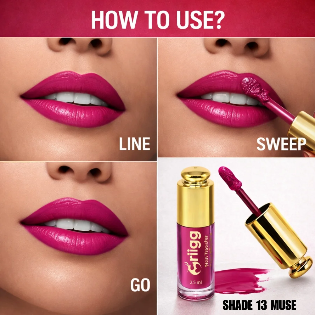 MRIIGG Non-Transfer Liquid Lipstick shade 13 Muse