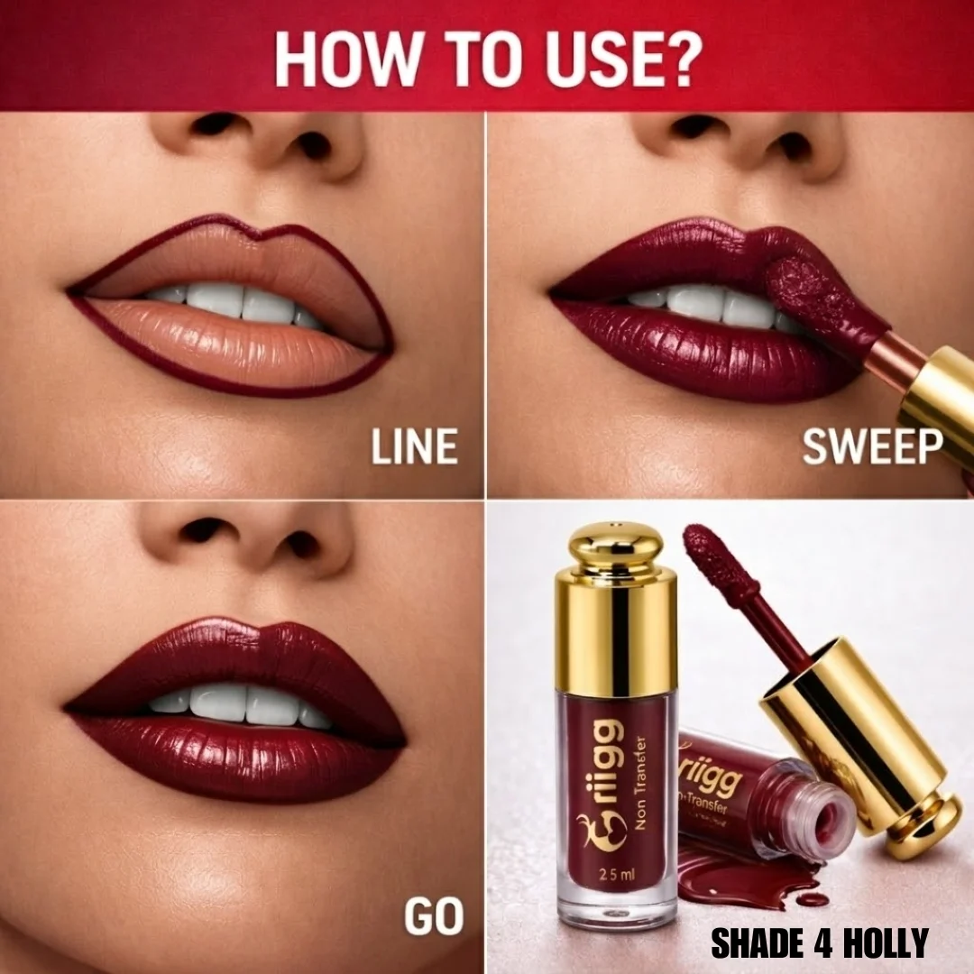 MRIIGG Non-Transfer Liquid Lipstick shade 4 Holly