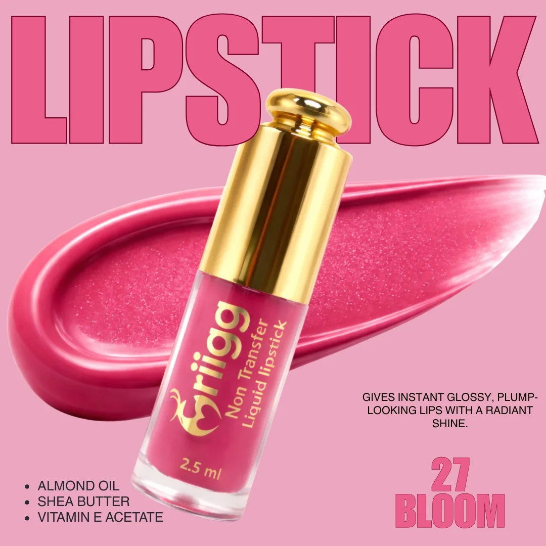 MRIIGG Non-Transfer Liquid Lipstick shade 27 Bloom