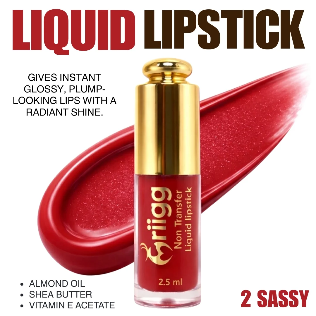MRIIGG Non-Transfer Liquid Lipstick shade 2 Sassy