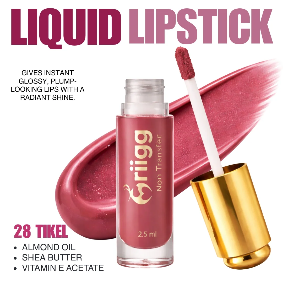 MRIIGG Non-Transfer Liquid Lipstick shade 28 Tikel
