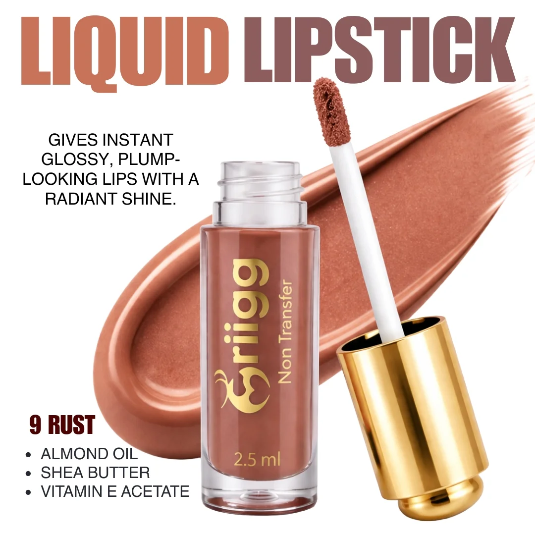 MRIIGG Non-Transfer Liquid Lipstick shade 9 Rust