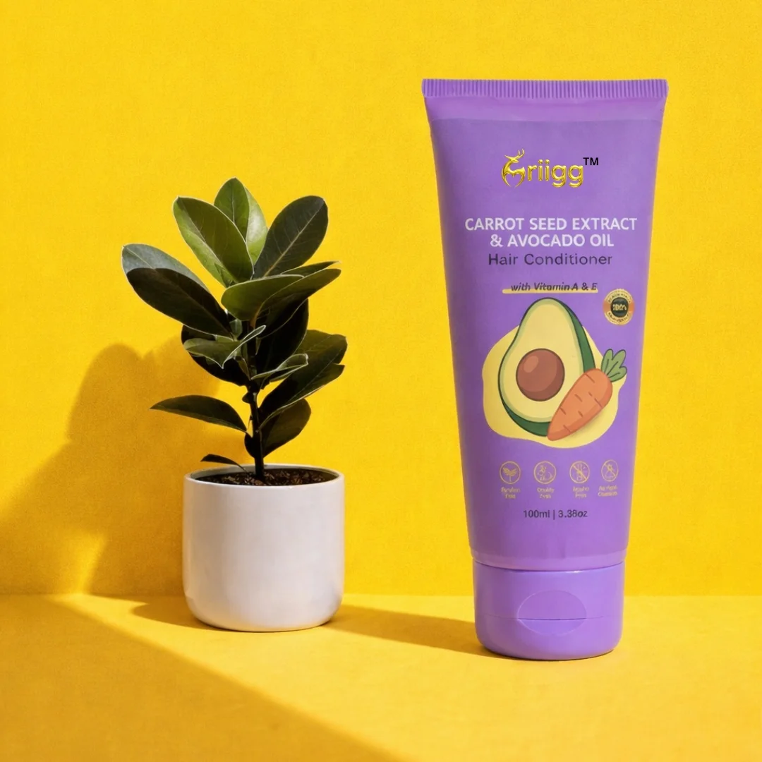 MRIIGG Carrot Seed & Avocado Oil Hair Conditioner with Vitamin A + E 100ml