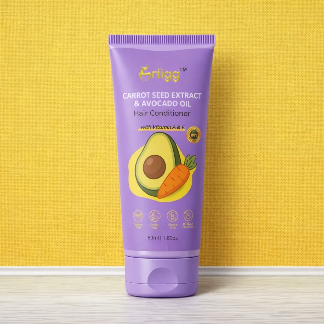 MRIIGG Carrot Seed & Avocado Oil Hair Conditioner with Vitamin A + E 50ml