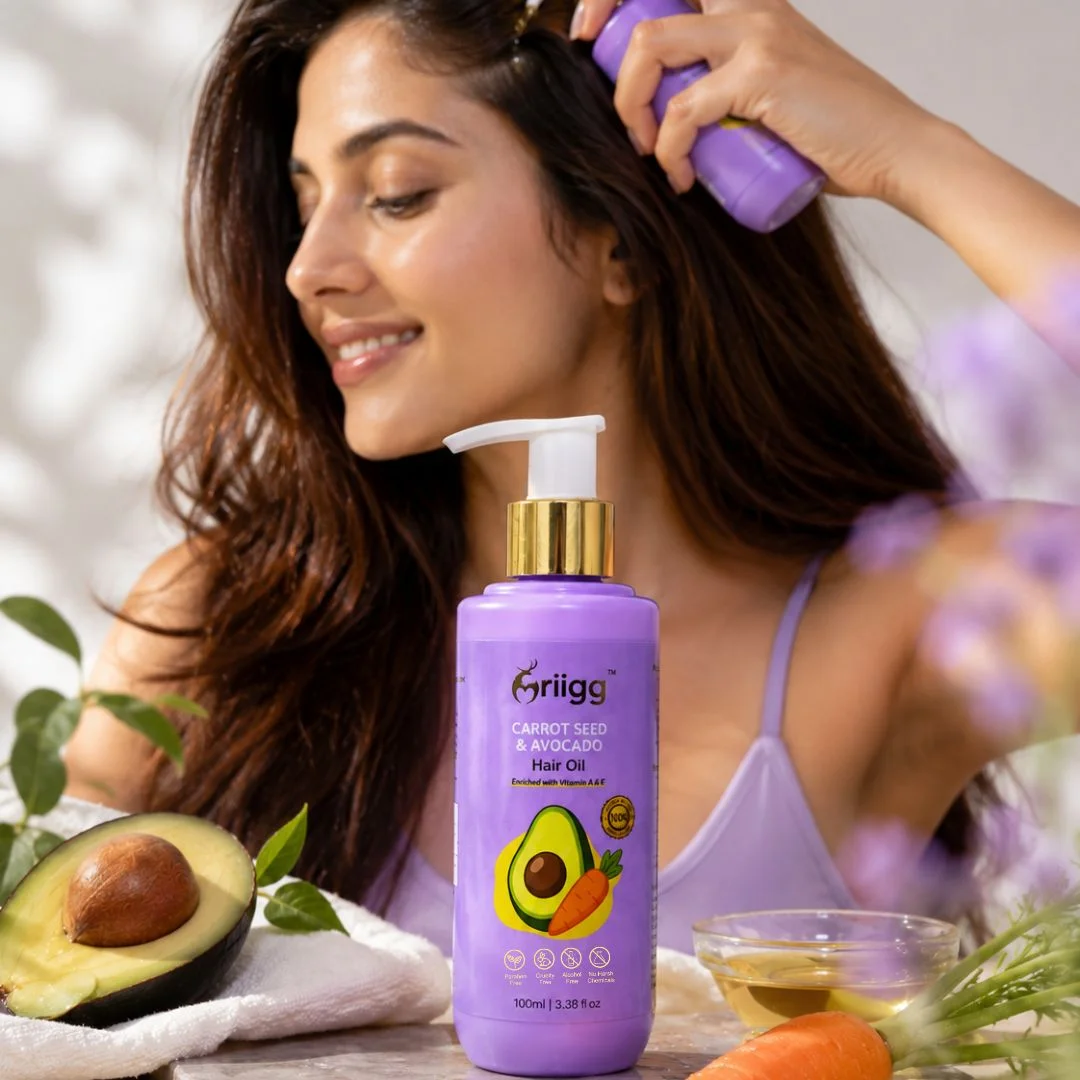 MRIIGG Carrot Seed & Avocado Oil Hair Oil 100ml