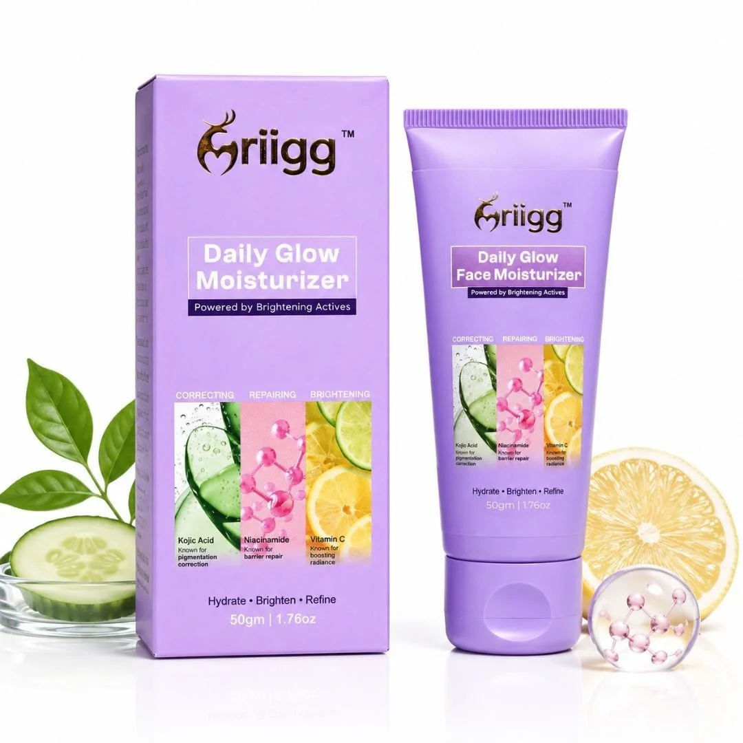 MRIIGG Face Moisturizer with Vitamin C, Niacinamide & Kojic Acid 50 gm