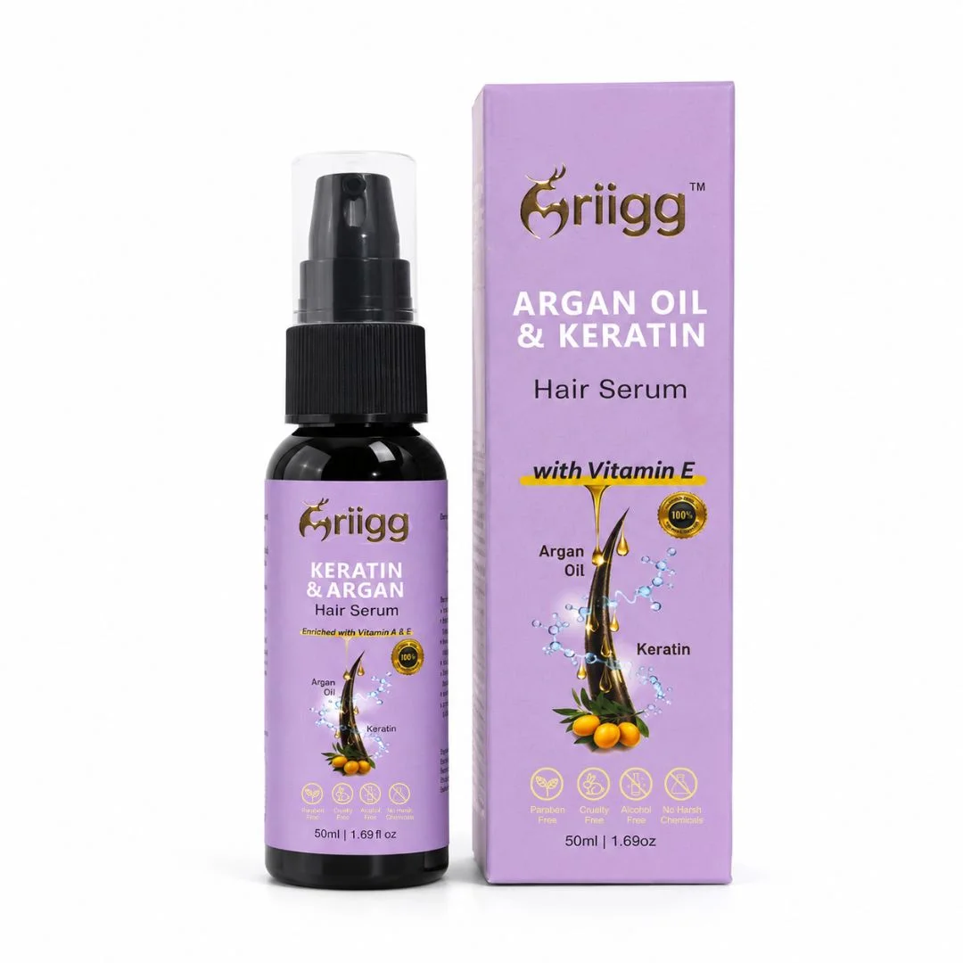 MRIIGG Argan Oil & Keratin  Hair Serum 50ml