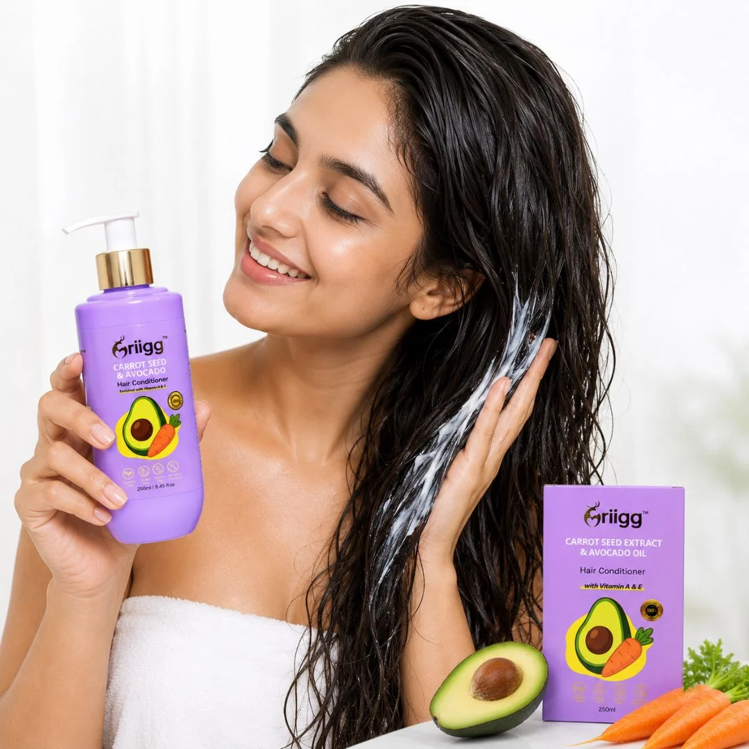 MRIIGG Carrot Seed & Avocado Oil Hair Conditioner with Vitamin A + E 250ml