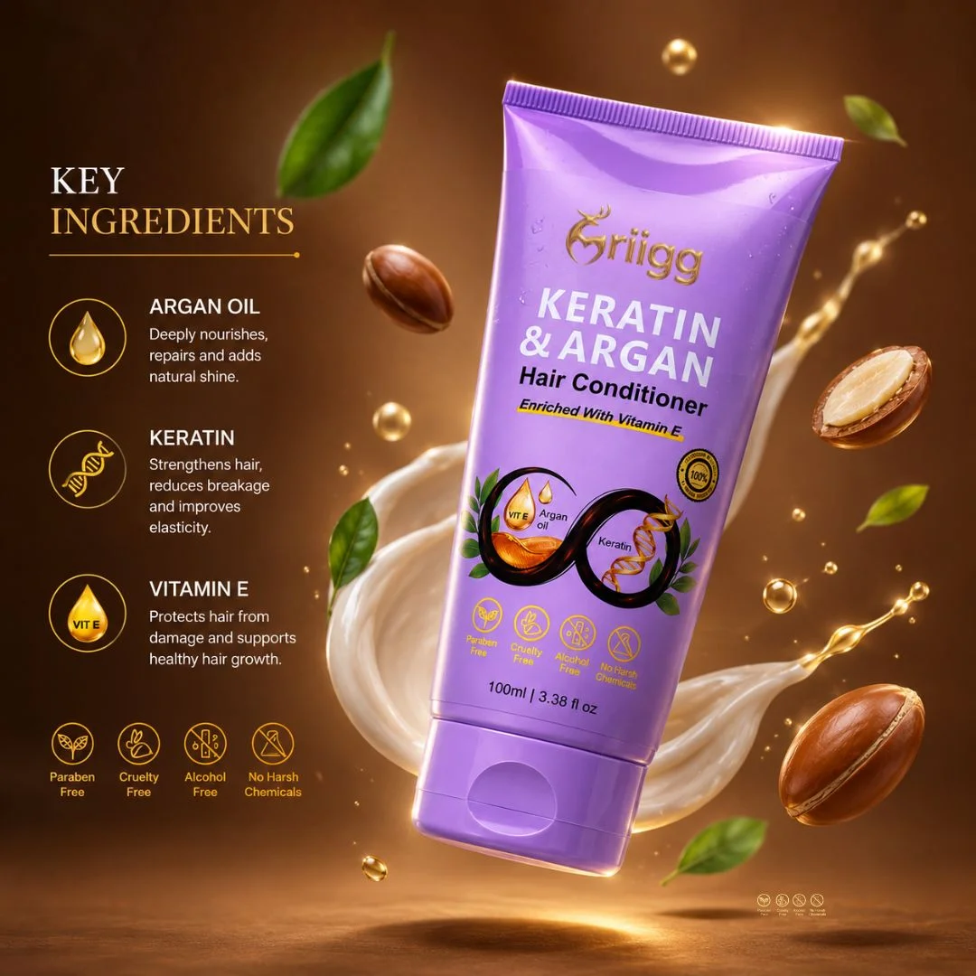 MRIIGG Argan Oil & Keratin Hair Conditioner 100ml