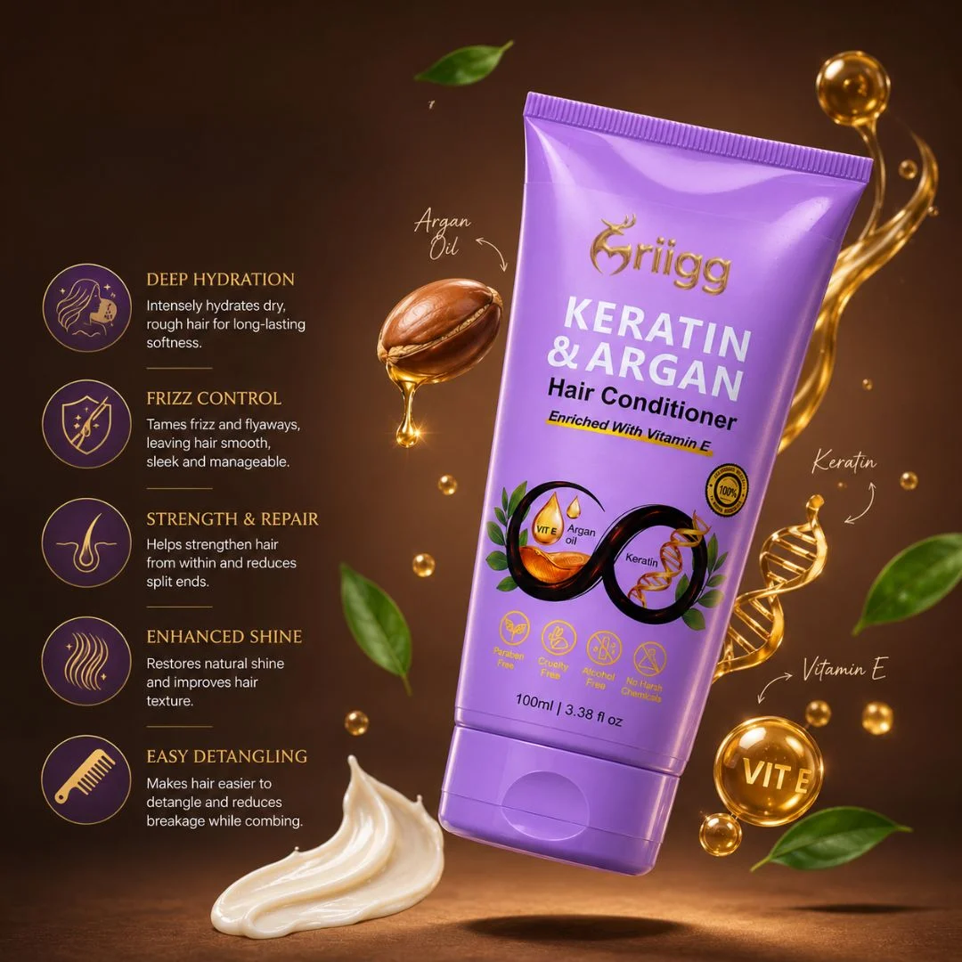 MRIIGG Argan Oil & Keratin Hair Conditioner 100ml