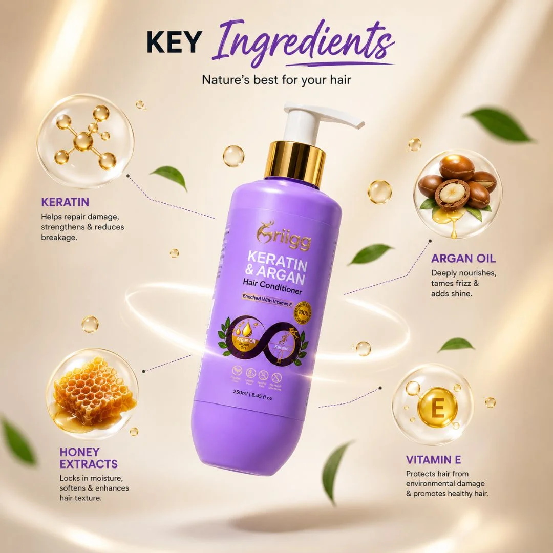 MRIIGG Argan Oil & Keratin Hair Conditioner 250ml